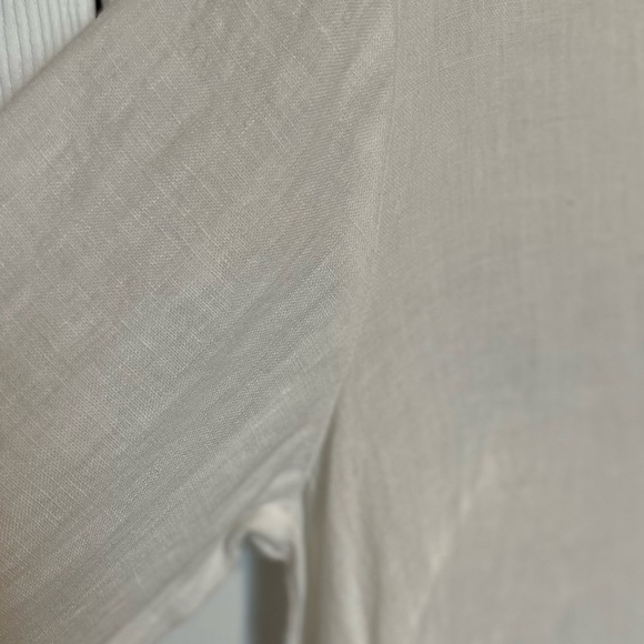 100% Linen White Dress from Canadian Company Linen Way Sz S - Picture 8 of 12